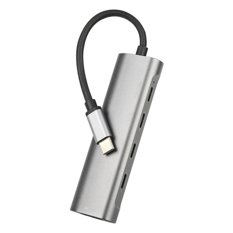 USB-Концентратор USB Type C 4-Портовый Usb C-Концентратор Multi Splitter Адаптер Для Ноутбука