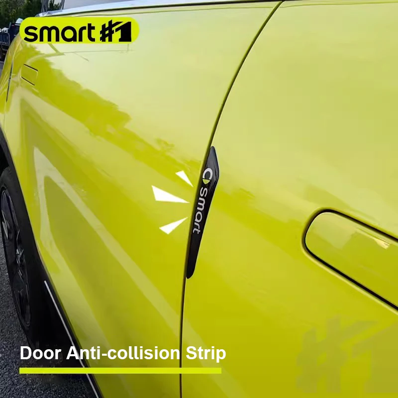 4шт Защитная полоса для края двери автомобиля с защитой от царапин Для Mercedes Smart Elf # 1 2022 Автомобильные Аксессуары для экстерьера