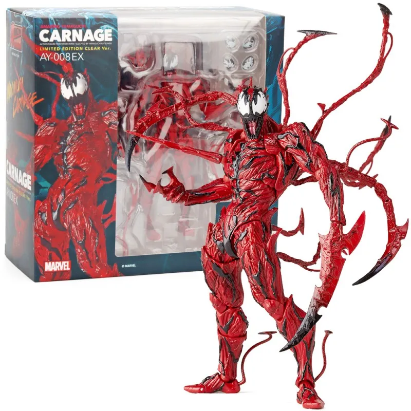 Фигурка Marvel Venom Carnage, Сменные детали, фигурка Человека-паука, Статуэтка, украшение, Коллекционная модель, Рождественские подарки, Игрушки