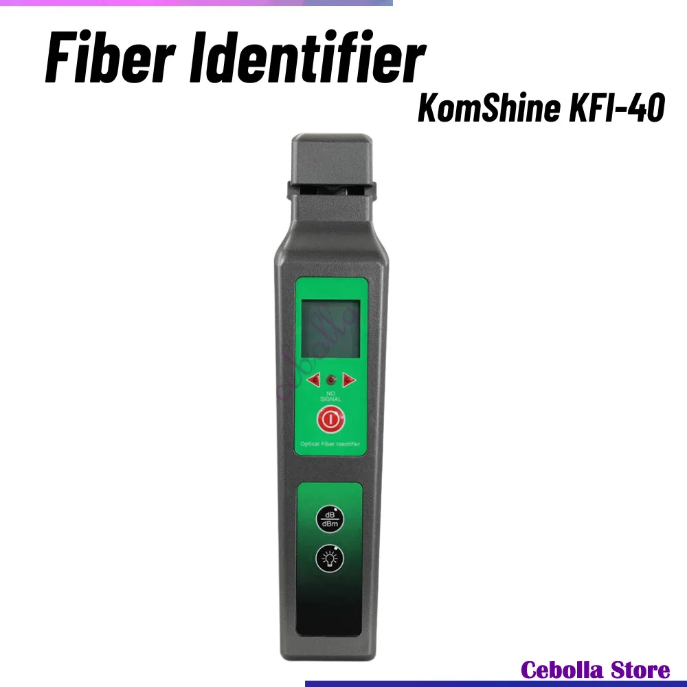 Волоконно-оптический идентификатор KFI-40 в режиме реального времени Komshine KFI-40 Со светодиодным дисплеем, определяющим направление обрыва, Инструмент для тестирования FTTH