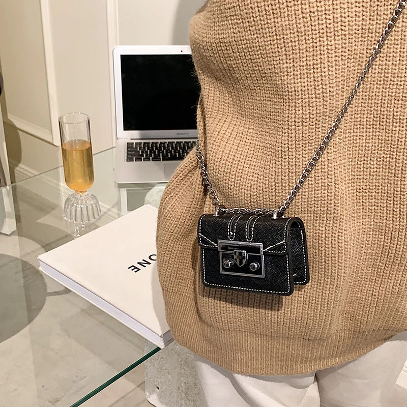 Модный тренд, женская маленькая сумка-мессенджер, сумка через плечо из искусственной кожи, классическая сумка на молнии, маленькая квадратная сумка, кошелек для монет