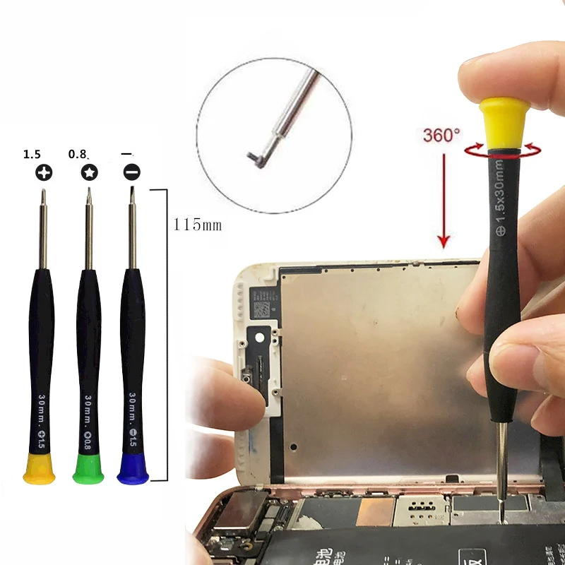 30ШТ Комплект Набор инструментов для ремонта мобильных телефонов Набор отверток для Samsung Xiaomi MI Huawei Инструмент для ремонта iPhone
