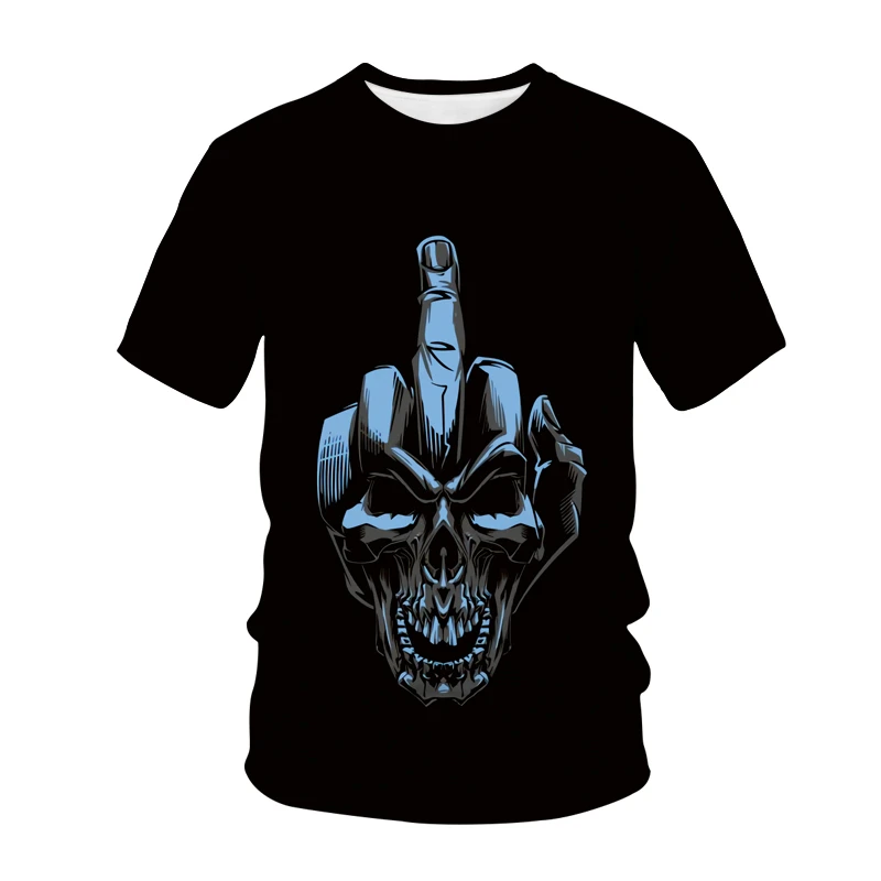 Мужская футболка beauty skeleton с 3D-принтом, модная уличная футболка в стиле хип-хоп, большой размер, изготовленная специально