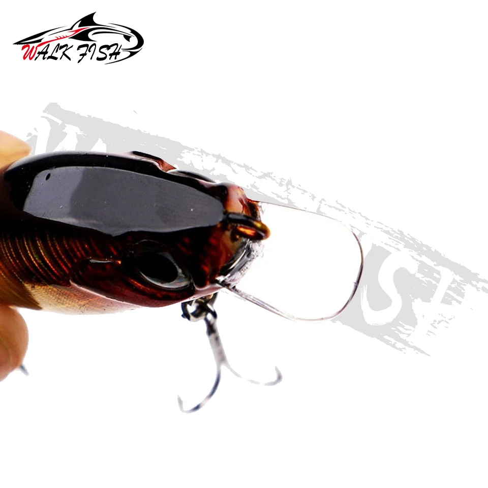 WALK FISH 1ШТ 50 мм 4,8 г Японская Рыбалка Гольян Приманки Высокого Качества Лазерная Рыбалка На Окуня Рыболовные Снасти Тонущая Мини-Приманка Озерная Рыбалка