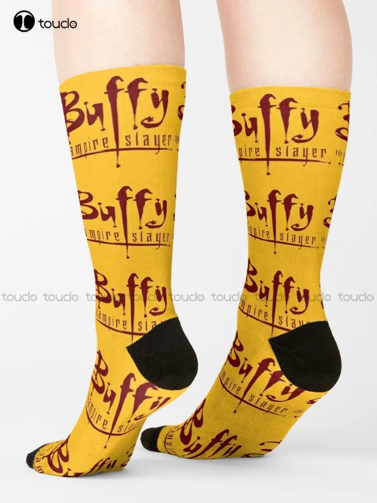 Серия носков с логотипом Buffy The Vampire Slayer, Спортивные носки Унисекс, Носки для взрослых, подростков, Молодежи, Удобные, Лучший Спортивный подарок для девочек