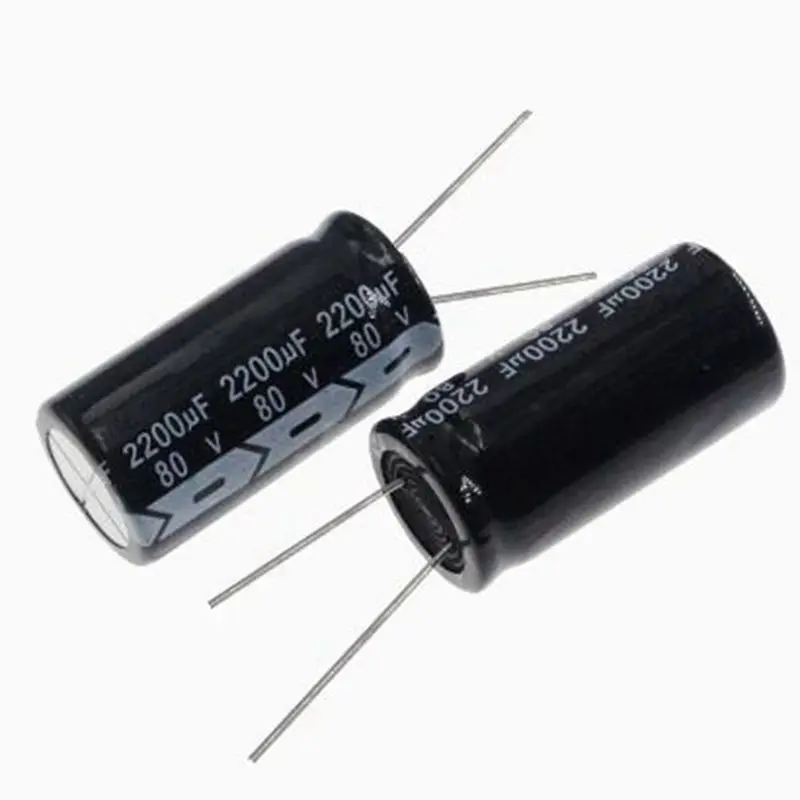 5шт 2200 мкФ 80 В 2200MFD 80 Вт 18*35 мм алюминиевые электролитические конденсаторы радиальные