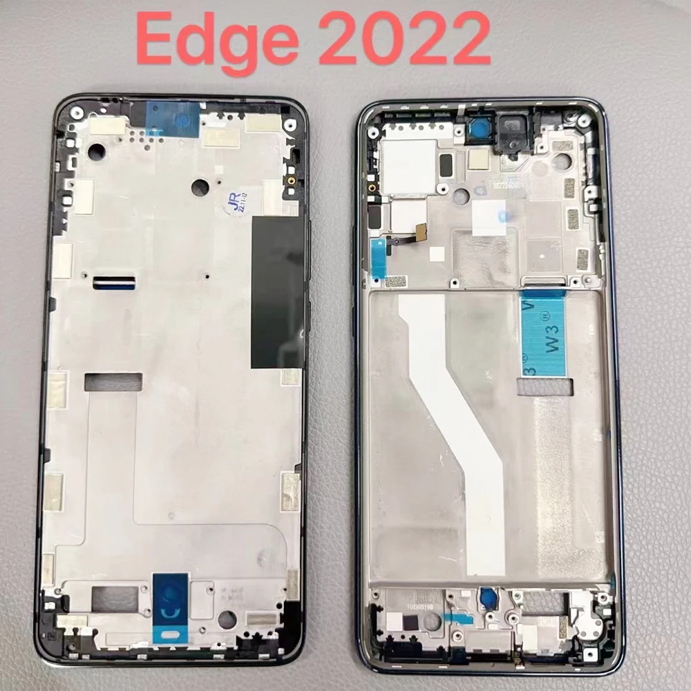 Для Motorola Moto Edge 2022 Средняя рамная пластина Плата корпуса Поддержка ЖК-дисплея Средняя лицевая панель Запасные части для лицевой панели