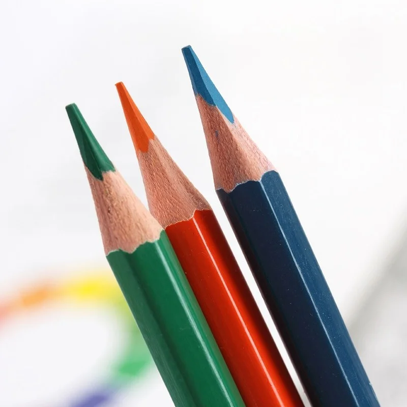 Деревянные цветные карандаши для книжки-раскраски Secret Garden Цветные карандаши высокой концентрации 12/24/36 цветов, книжка-раскраска, Карандаши