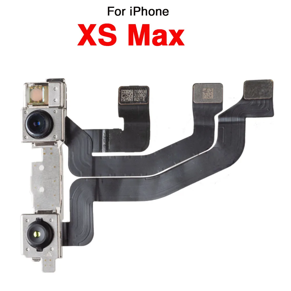 Замена гибкого кабеля фронтальной камеры для iPhone X XR Xs 11 Pro Max Лицевая камера с датчиком приближения Flex Без Face ID Запчасти для телефона