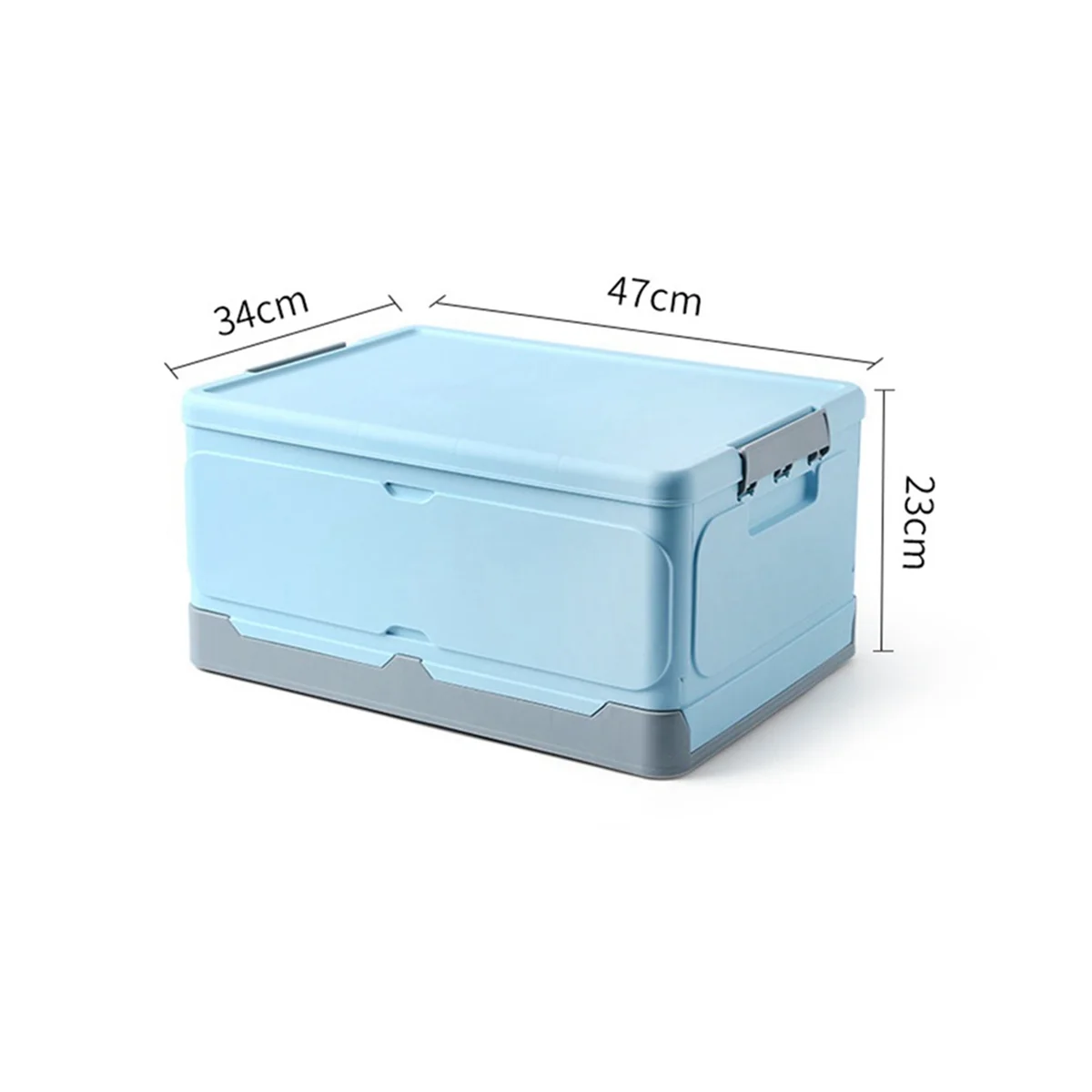 Складной Ящик для хранения Пластиковая Книга Вместимость Игрушек Портативный Автомобильный Ящик для хранения Органайзер для шкафа Штабелируемая Коробка