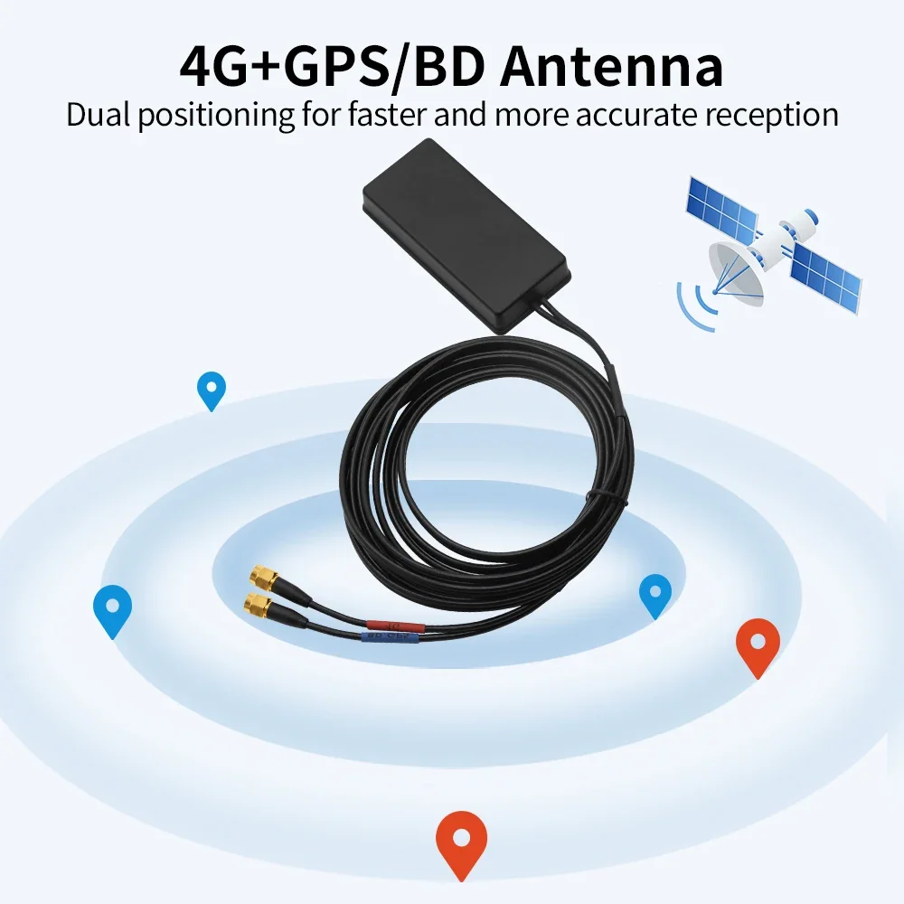 Корпусная Антенна 4G + GPS 2 в 1 С Усилителем Фильтра 30dBi, Автомобильная Спутниковая Навигация, Позиционирование, Усилитель Сигнала Мобильной Сети