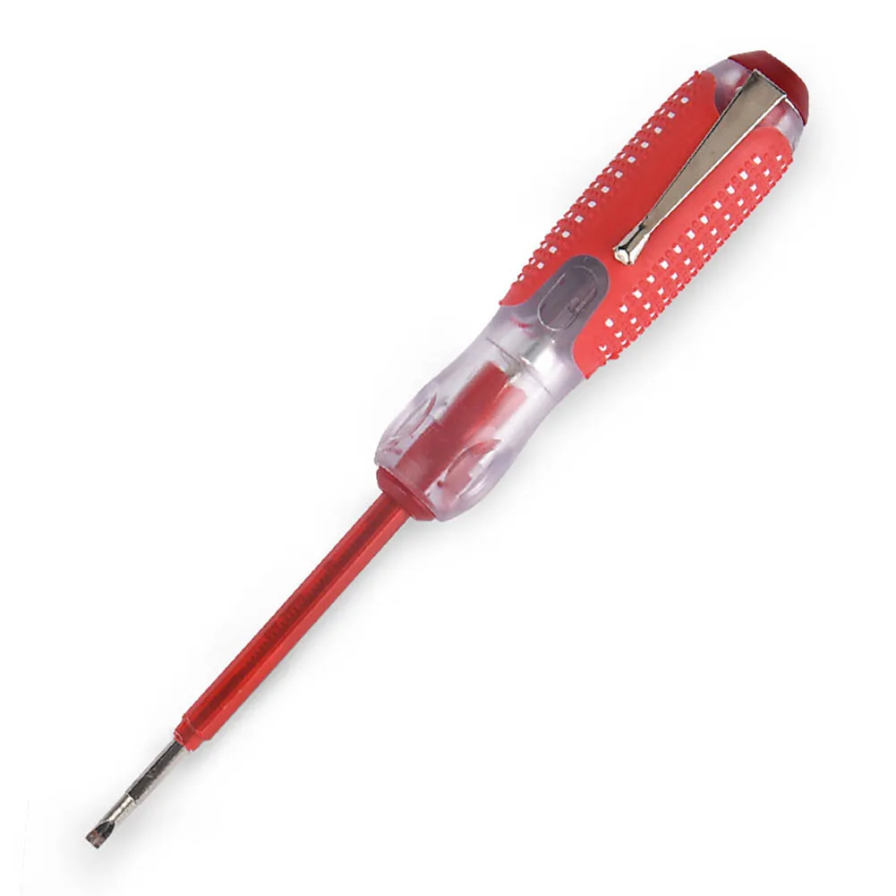 Тестовый карандаш на 100-500 В, двойная отвертка, тестер напряжения, детектор плоской розетки, отвертка, многофункциональный тест электрика