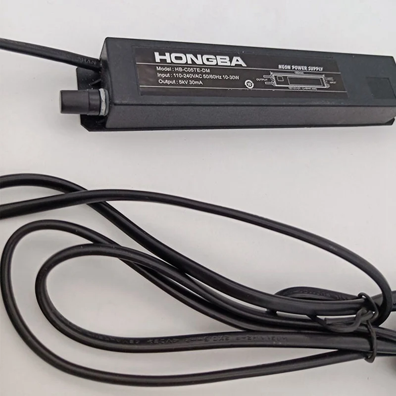 Электронный трансформатор HONGBA для неоновых ламп с защитой от аварийного состояния Простая установка