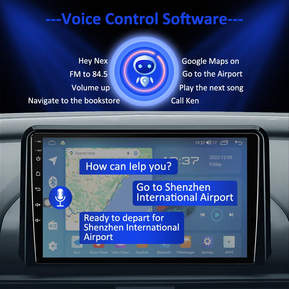 9-дюймовое Автомобильное Радио Для Ford Transit PRO 2021 2022 GPS Навигация Мультимедийный Плеер Головное Устройство QLED Стерео DVD 8G 128G UIS7862 AI Voice