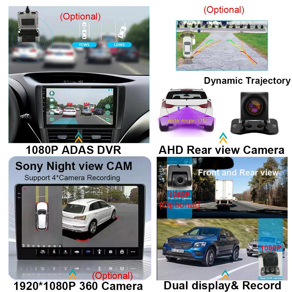 Android 13 для Subaru Forester 4 SJ 2012 - 2015 Автомобильный радиоприемник, мультимедийный видеоплеер, GPS-навигация, стерео, GPS без 2din, 2 din, WIFI